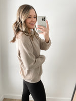 Luxe Crewneck in Taupe