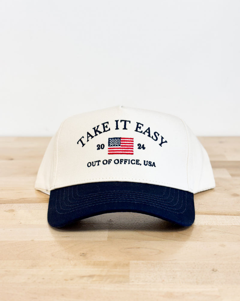 Take It Easy Embroidered Hat