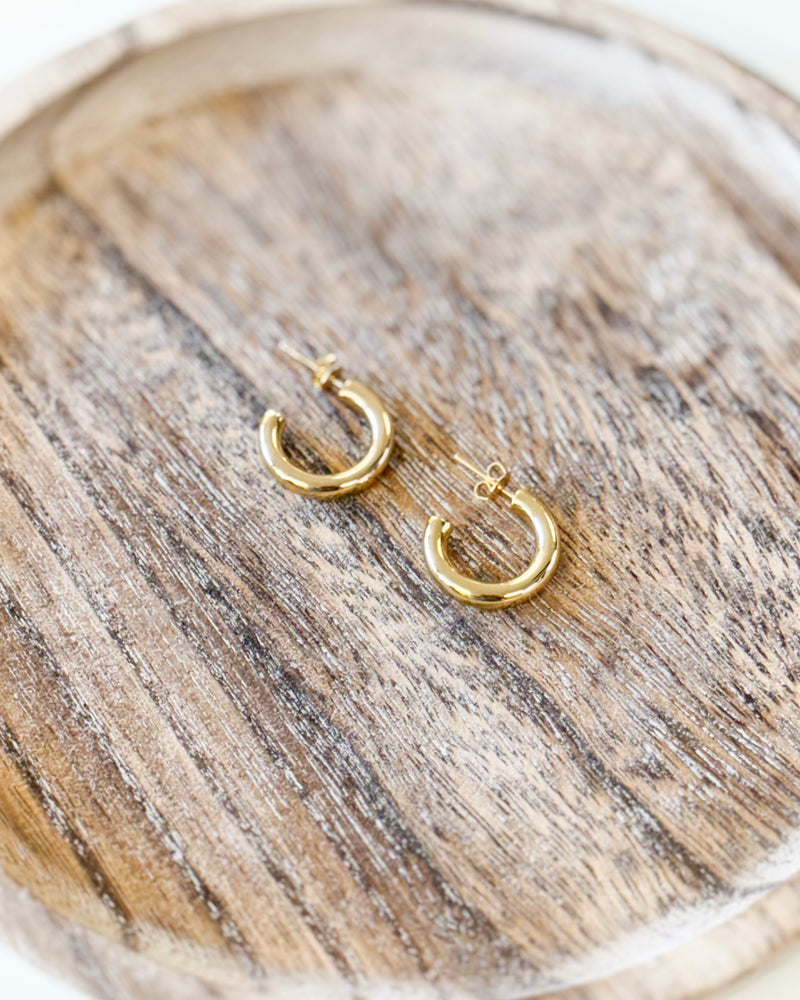 The Perfect Gold Hoop Earrings