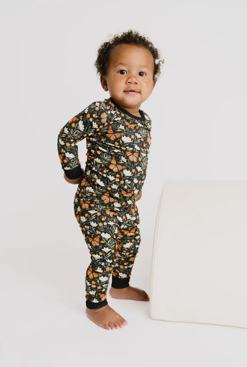 Monarch Floral Bamboo Pajamas