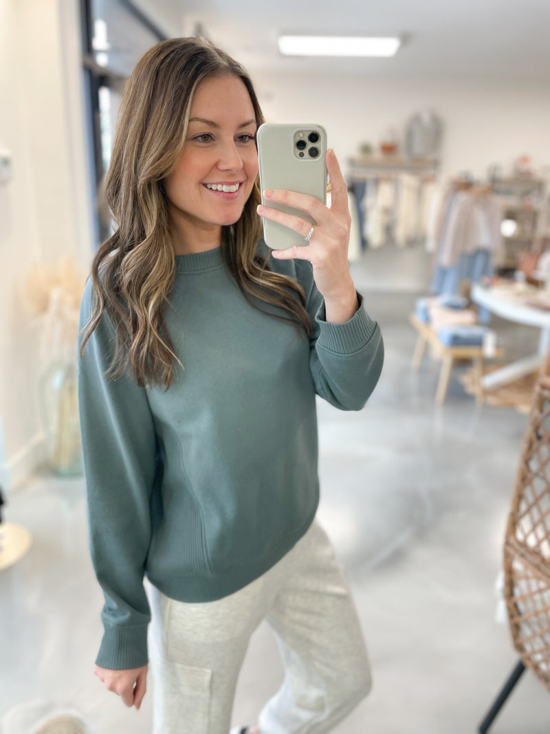 Day Off Crewneck Jade