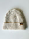Beige Knit Beanie