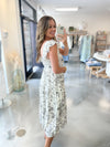 Tiana Floral Dress in Ivory