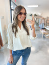 Carson Blouse in Cream