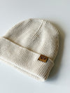Beige Knit Beanie