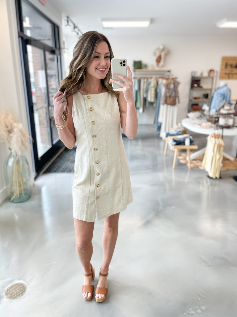 Charleston Button Down Dress