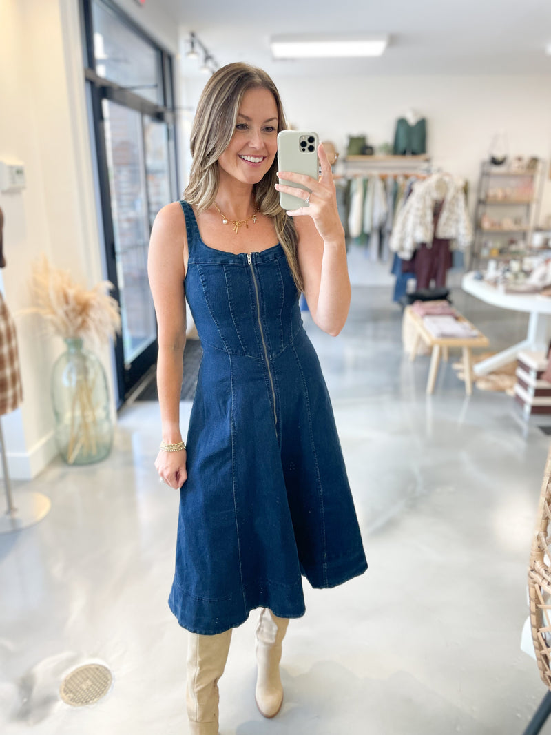 Dolly Denim Corset Dress Small Dolly Denim Corset Dress Small
