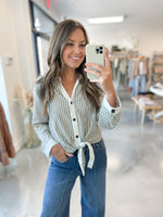 Work Week Stripe Button Down