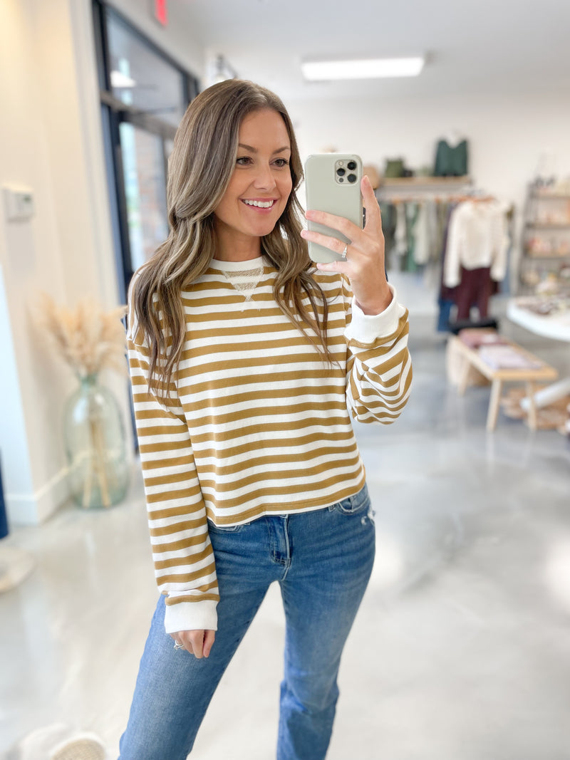 Collegiate Stripe Top