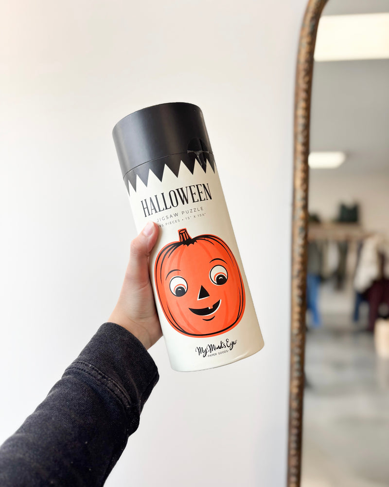 Vintage Halloween Pumpkin Puzzle