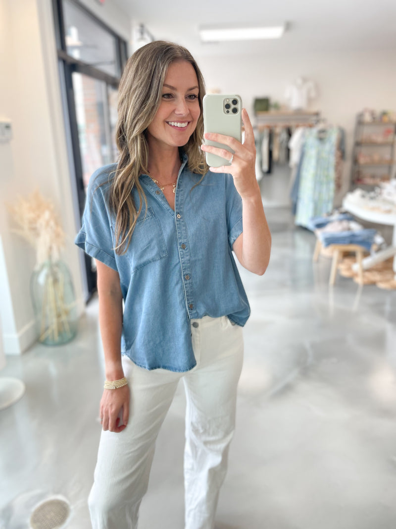 Portage Button Down Medium Wash