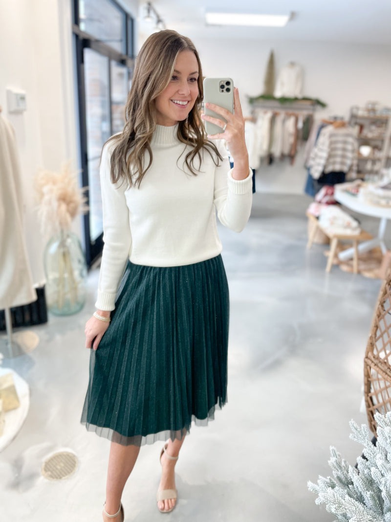 Evergreen Mesh Skirt