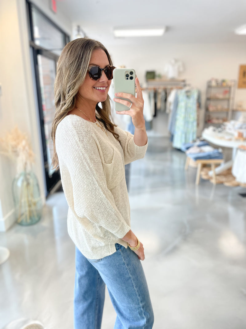 Paige Dolman Oversized Sweater
