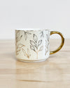 Gold Leaves Coffee Mug