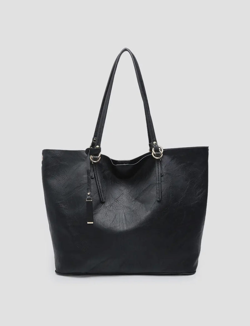 Iris 2-in-1 Tote Bag Black