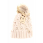 Kids Bobble Fleece Lined Hat