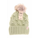 Kids Bobble Fleece Lined Hat