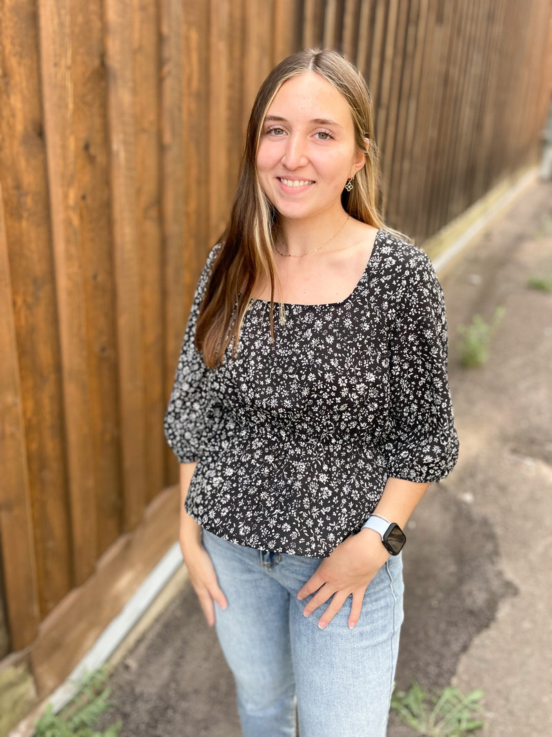 Brenna Floral Top