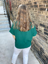 Davina Blouse in Hunter