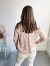 Watercolor Blouse in Blush