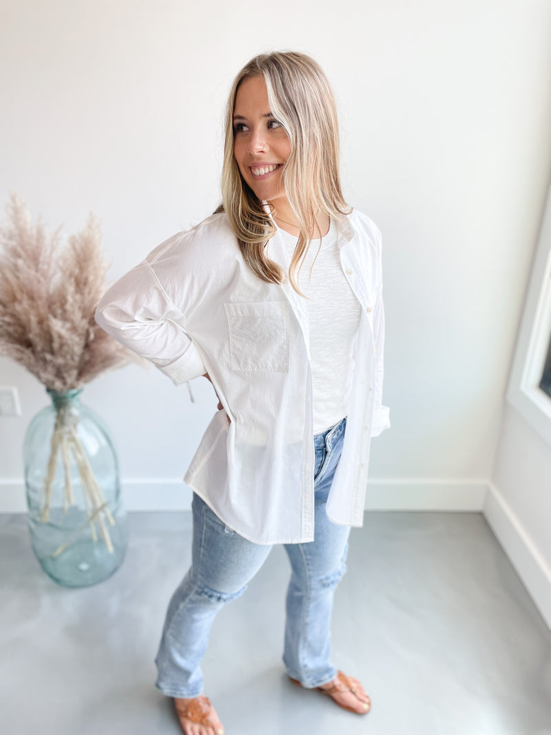 Channing Button Down in White