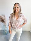 Watercolor Blouse in Blush