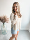 Austin Knit Sweater in Ivory