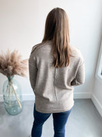 Bailey Pocket Sweater in Taupe