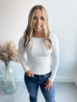 Carley Long Sleeve in White