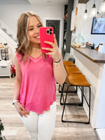 Start of Summer Tank in Fuchsia // DOW // FINAL SALE