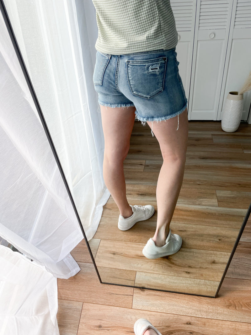 The Jade Cut Off Shorts