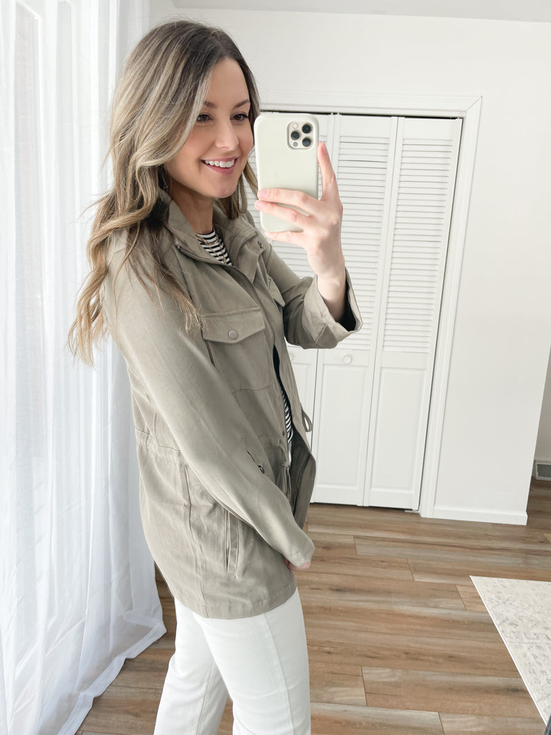 Ready for Anything Jacket in Olive