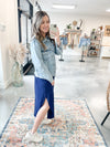 The Cora Skirt in Navy