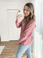 Lake Life Crewneck in Mauve