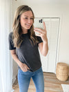 The Staple Tee in Charcoal