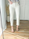 The Avery High Rise Jeans in White