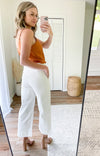 Coco Wide Leg Pants in White