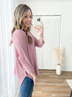 Dominique Sweater in Pink