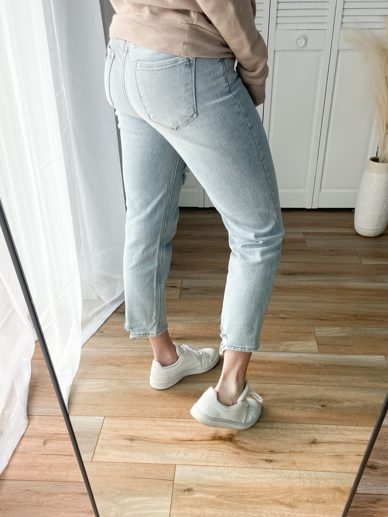 The Alex High Rise Straight Jeans