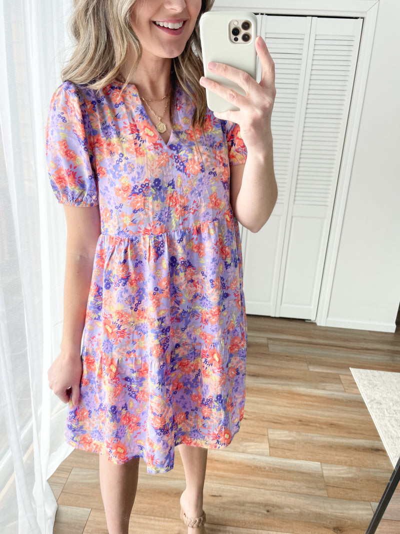 Field of Flowers Lilac Dress