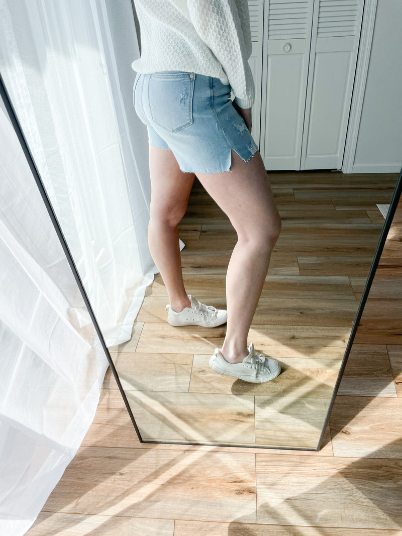 Bora Bora Split Hem Shorts