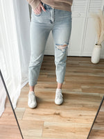 The Alex High Rise Straight Jeans